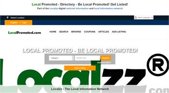 LocalPromoted.com - Local Promoted information. National to local business and information listings.