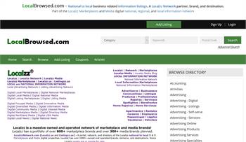 LocalBrowsed.com - National to local business related information listings.