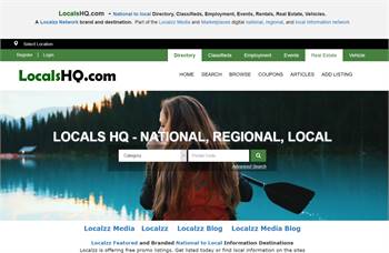 LocalsHQ.com  - National to local Directory, Classifieds, Employment, Events, Rentals, Real Estate, 