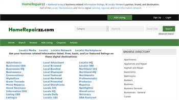HomeRepairzz.com - A national to local home repair related listings marketplace.